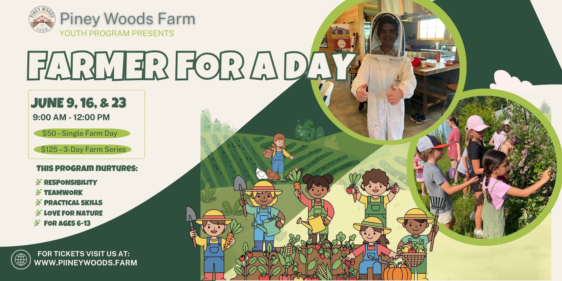 Farmer for a day 2026 - Piney Woods Farm