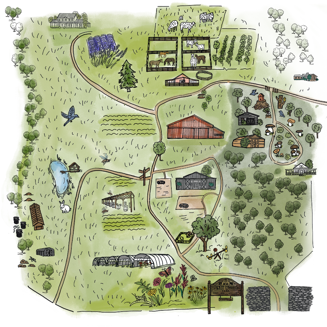 Piney Woods Farm Map